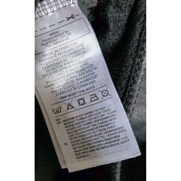 Adidas Mens Pullover Hoodie Climawarm Hood Sweatshirt Gray Size Small S Warm Top - Picture 11 of 13